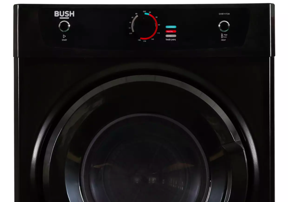 Quiet Mark Bush DHB7VTDB 7KG Vented Tumble Dryer